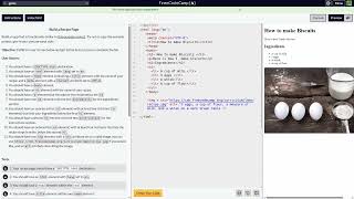 Code with me Freecodecamp Recipe Lab Eps 2 ed