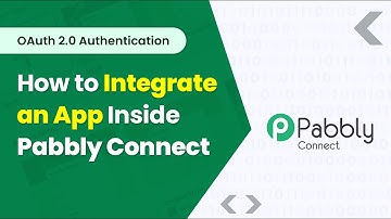 How to Integrate OAuth 2.0 Based Application Inside Pabbly Connect