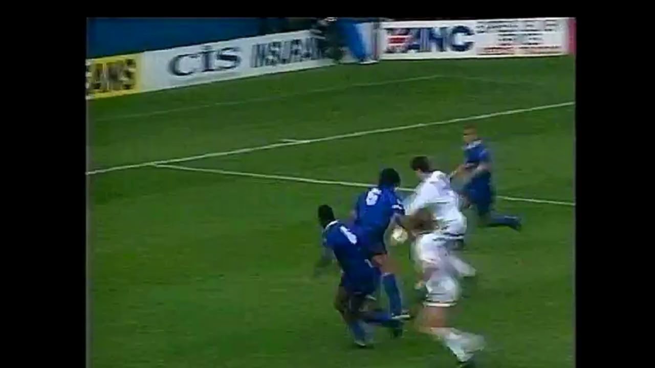 UNREAL ERIC CANTONA GOAL LEEDS UNITED V CHELSEA 1991/92 BRITISH ISLES FOOTBALL MATCH