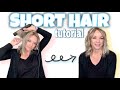 Short Hair TYME Iron Tutorial | Lean Back and Beachy Curls