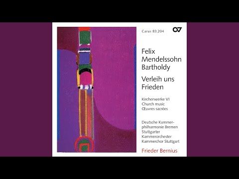 Ver Nicht unserm Namen, Herr, Op. 31: IV. Die Todten werden dich nicht loben, o Herr en YouTube Ver Nicht unserm Namen, Herr, Op. 31: IV. Die Todten werden dich nicht loben, o Herr en YouTube