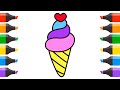 How To Draw An Ice Cream Tower Folding Surprise