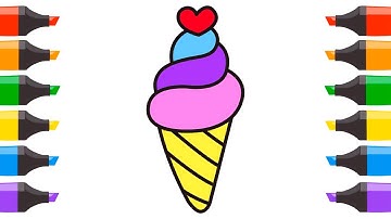 How To Draw An Ice Cream Tower Folding Surprise