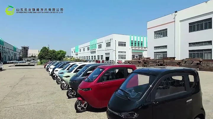 🚗 Electric 4-Wheel Closed Cabin Scooter! 🌍🔌