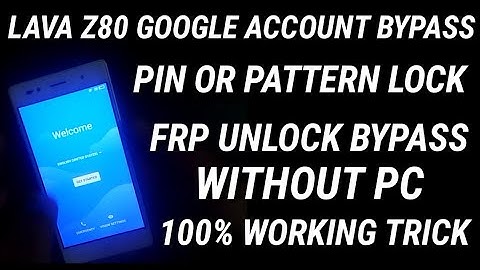 Lava z80 Gmail account bypass| Lava z80 frp unlock| Lava z80 Gmail account solution