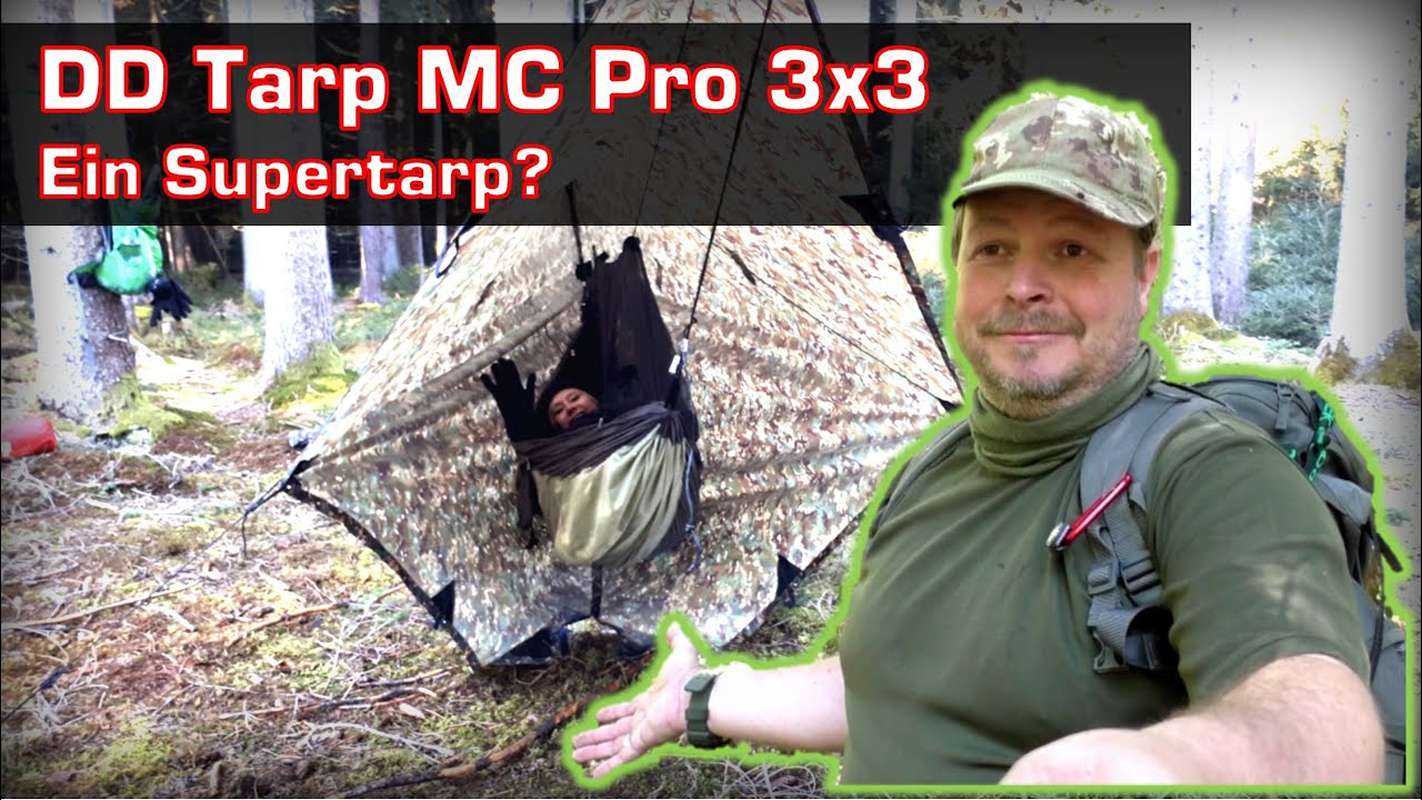 Solo Bushcraft Trip - Tarp Shelter Hot Tent