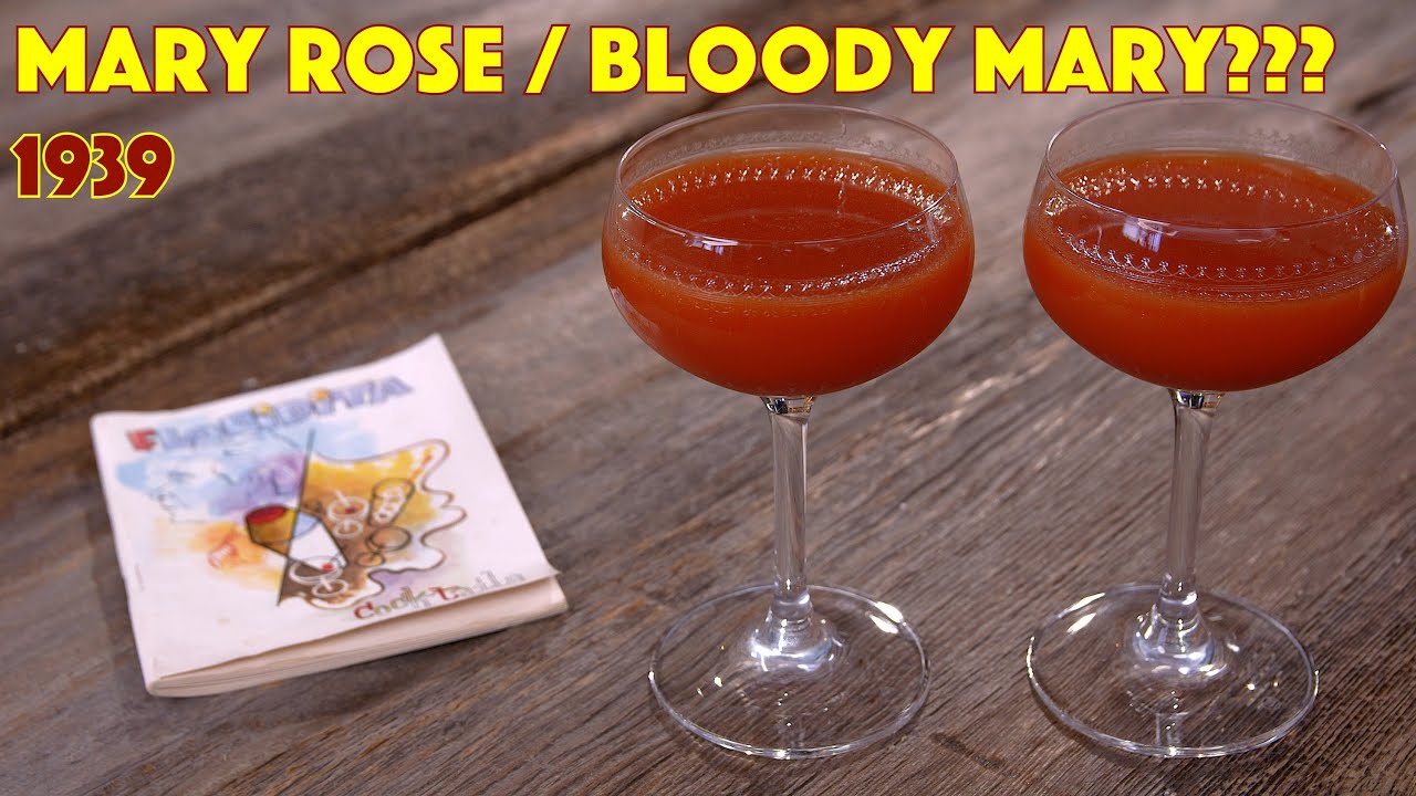 Did We Discover The First Bloody Mary Cocktail Recipe? - The Mary Rose - Cocktails After Dark | Glen And Friends Cooking