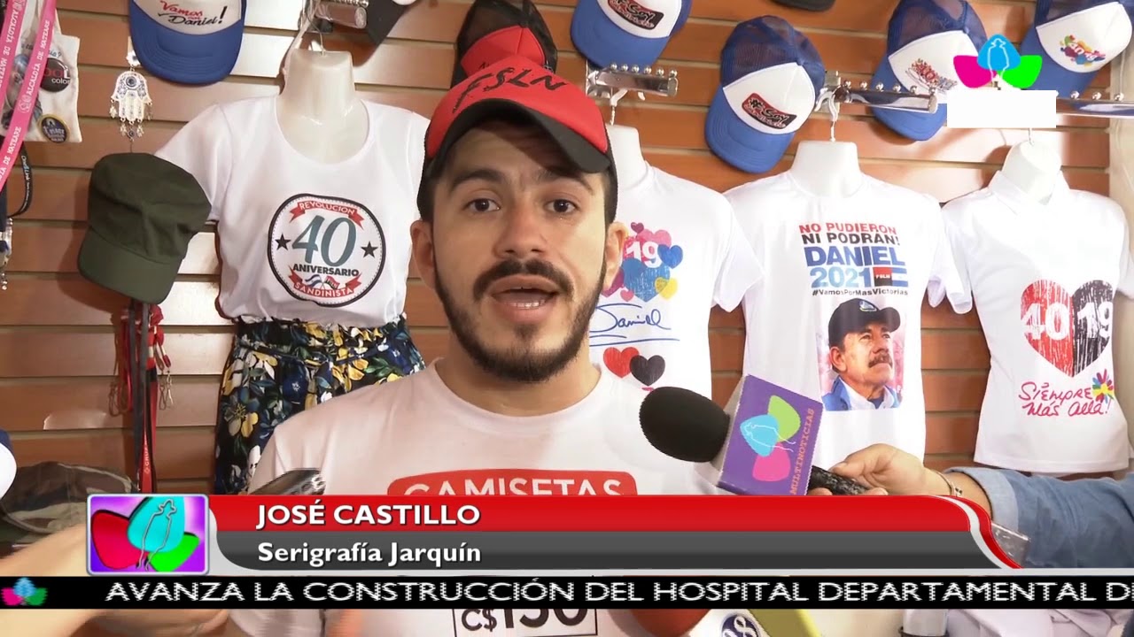 Multinoticias | Serigrafía Jarquín presente en la Feria Nacional en saludo al 40 aniversario nicaragua national costume