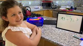 Division strategies: Concrete Representational