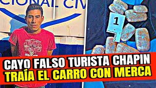 Cayó Mediante Un Retén Falso Turista Chapin Que Traía El Carro Con Ladrillos Repletos De Merca