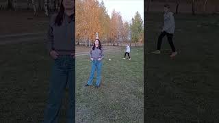 Kid Knocks Bottle Off Woman’s Head with Ball and Hits Filmer During Challenge