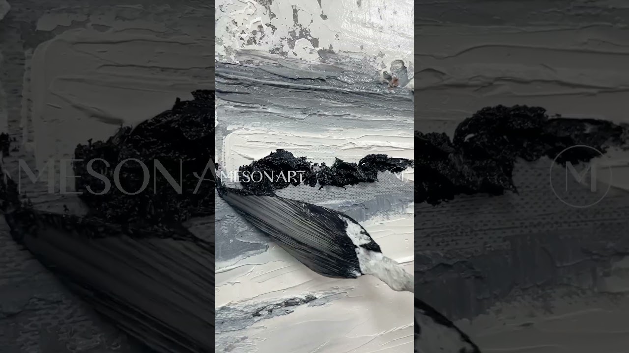 Wabi-Sabi Style Original Artwork 3D Textured Neutral Tones Painting