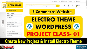 Ecommerce Website Class 01 - How to Create an Ecommerce Website - Electro Theme WordPress Project