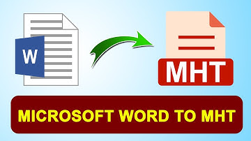 How to Convert Word to MHT Single File Webpage in Bulk - With DOC / Word to MHTML Converter