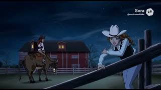 Tawny Rogers Is Watching Daphne Blake Ride A Cow At The Farm Night