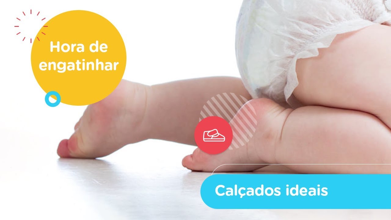 Os sapatos certos para a hora de engatinhar - Por um Caminhar Saudável Klin  - YouTube