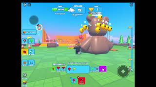 Playing balloon simulator(roblox)