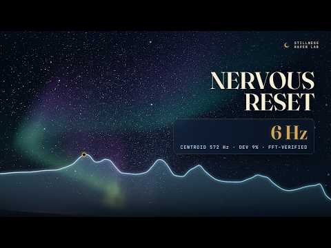 Nervous System Reset | 6 Hz Theta Binaural for Deep Calm — 90 Min
