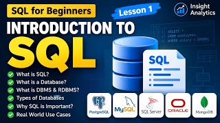 Introduction to SQL | SQL for Beginners – Lesson 1