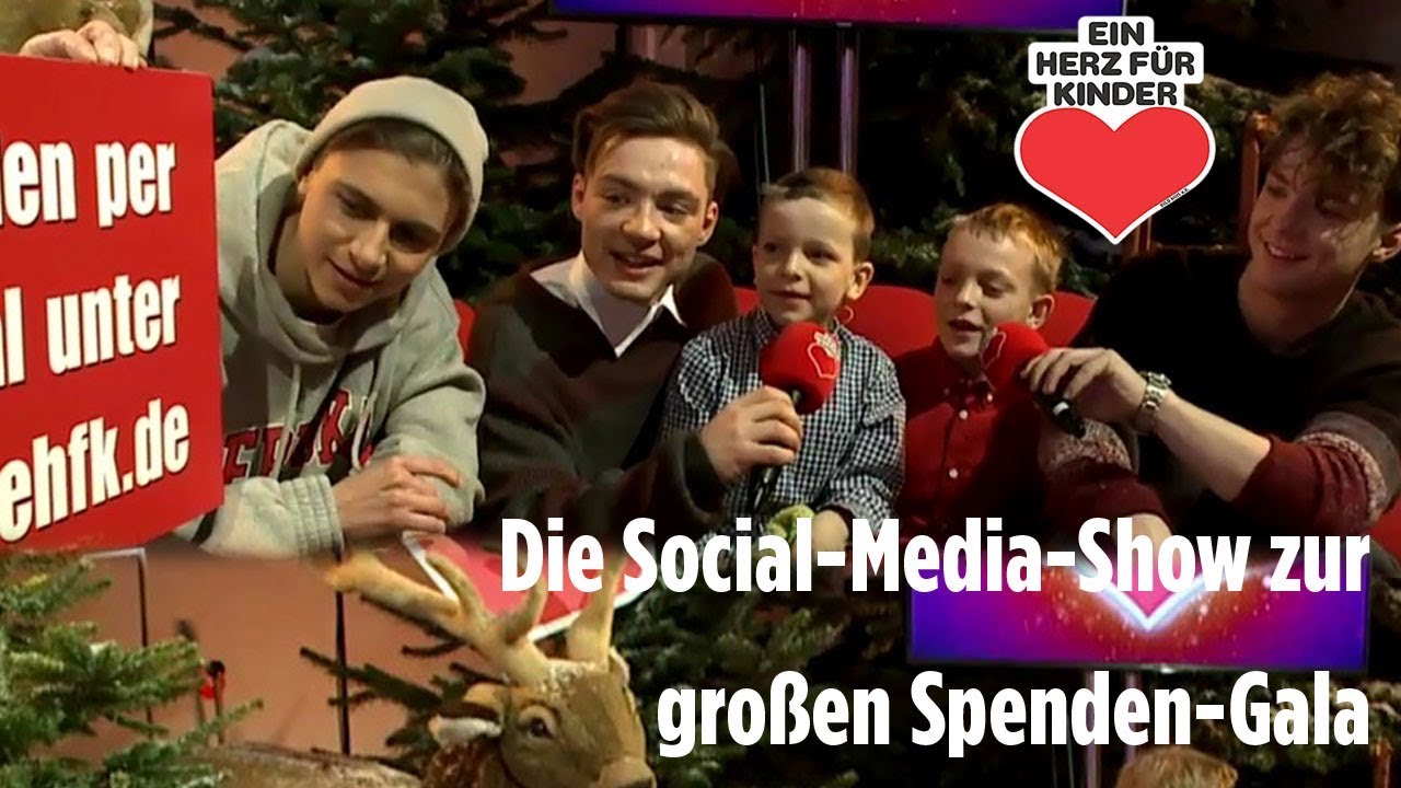 Die Social-Media-Show zur großen Spenden-Gala - „Ein Herz für Kinder“