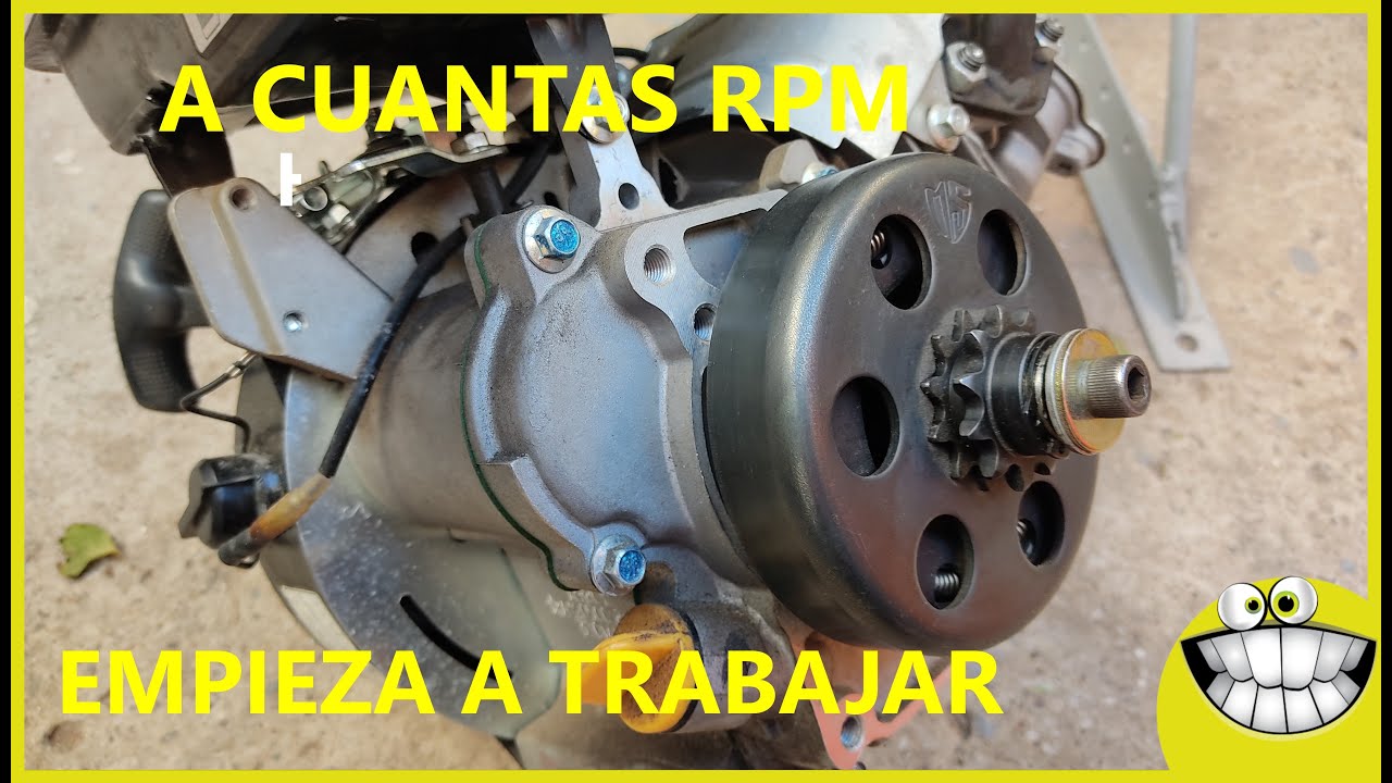 embrague clutch go kart a cuantas revoluciones trabaja -