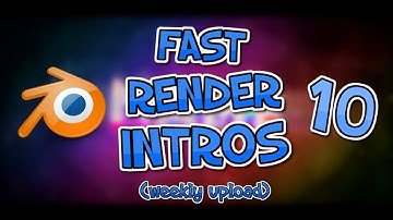 Top 10 Fast Render Blender Intro Templates! (DOWNLOAD LINKS)