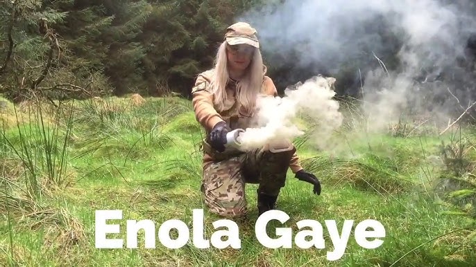 ENOLA GAYE - Fumigène WIRE PULL Goupille, Rose - Safe Zone Airsoft