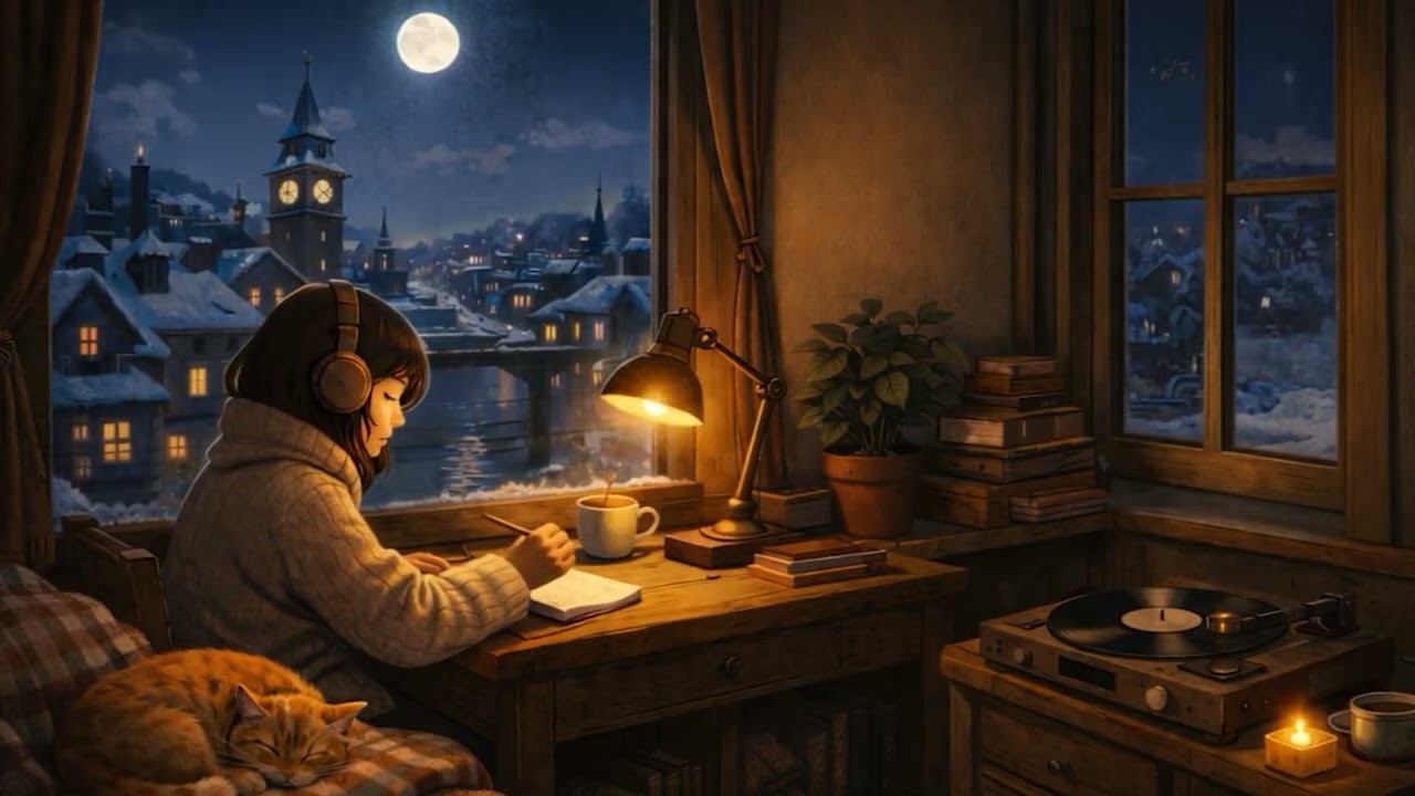 January Lofi Jazz - Deep Night Chillhop Beats for Focus, Relax & Study