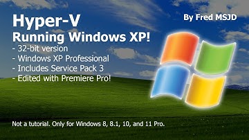 Running Windows XP Professional (x86) on Hyper-V!