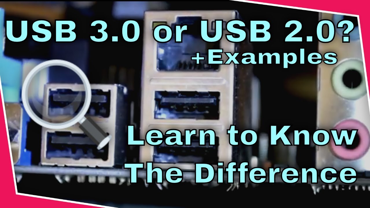 usb 2 vs usb 3 ports