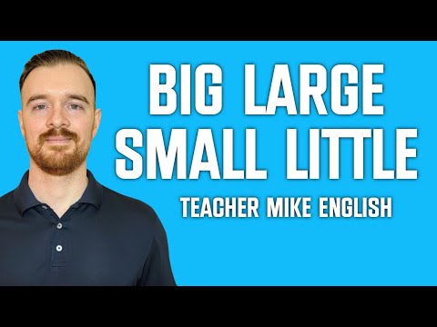 Big ou Large? Small ou Little? - Aula de Inglês #186 