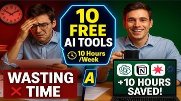 10 Free AI Tools That Save Me 10+ Hours Every Week (No Cost!) | AI Tools & Automation Tutorials.
