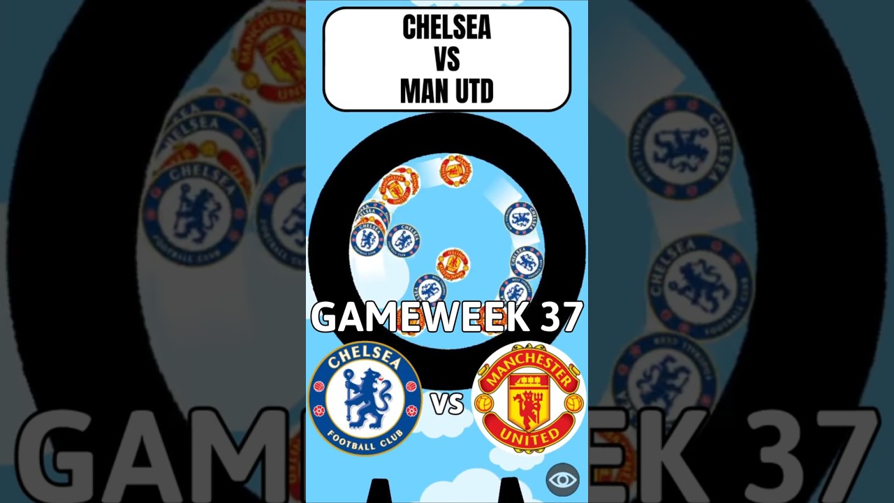 Chelsea vs Man Utd - MARBLE RACE PREMIER LEAGUE 