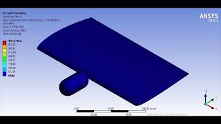 ANSYS AUTODYN SPH LAGRANGE BIRDSTRIKE SIMULATION, KUŞ ÇARPMA ANALİZİ
