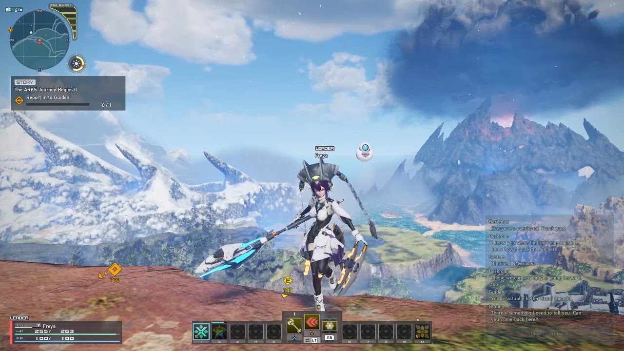 PSO2 NEW GENESIS NA CBT Force Gameplay and Exploration