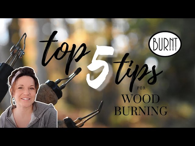 Woodburning Tips from a Beginner - Lemon Thistle
