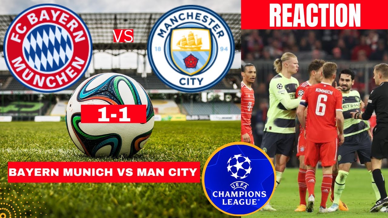 Bayern Munich vs Man City 11 Live Stream Champions League Football