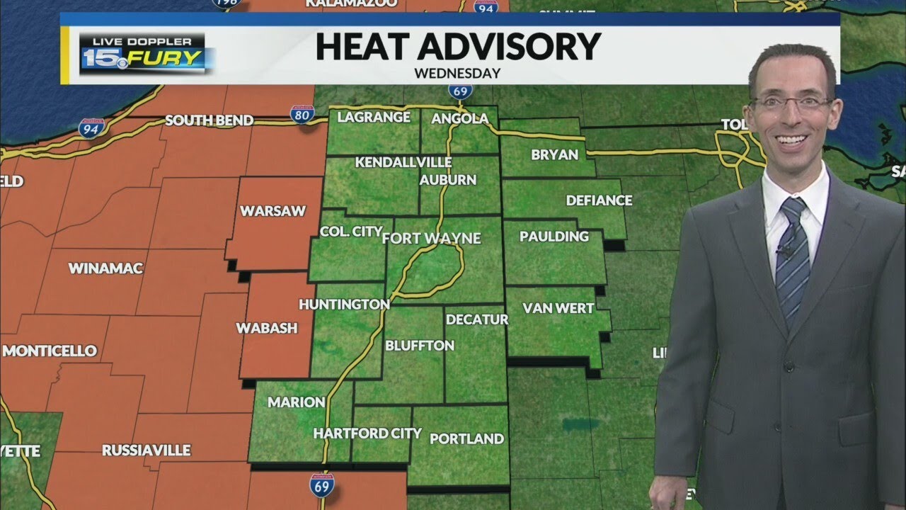 Heat alerts being issued for Wednesday and Thursday - YouTube