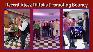 Ateez News - Recent Tiktoks Promoting Bouncy