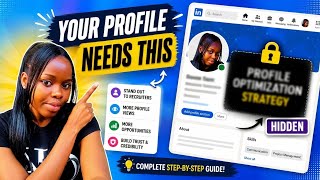 Linkedin Profile Optimization (2026 | Complete Walkthrough 