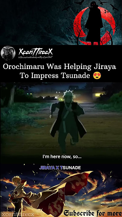 Orochimaru Was Helping Jiraya To Impress Tsunade 😍 || #shorts #anime #naruto