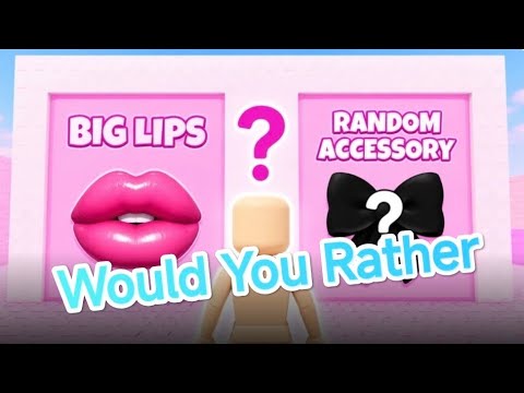 Would you Rather: Fashion contest tower #roblox #fashoingirl 
