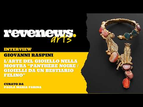 Video Da Milano a Firenze, Panthère Noire di Giovanni Raspini trasforma il gioiello in scultura