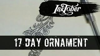 #inktobar #ornament. inktober challenge 2019 |17th day ornament