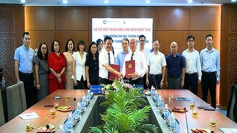 Ký kết biên bản ghi nhớ hợp tác giữa Trường Đại học Thương mại và Cục Xúc tiến thương mại