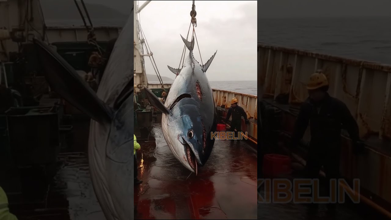 Giant Deep Sea Tuna Caught By Fishermen Deepseafishing Fishingexploration Giantseacreature