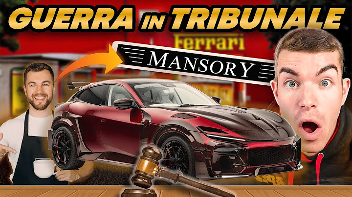 Da barman alla CAUSA con FERRARI | La storia di MANSORY.