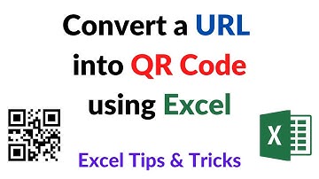 How to convert URL into QR Code using Excel