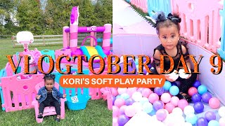 KORI'S 1ST BIRTHDAY PARTY | SOFT PLAY SET UP FOR TODDLERS AT HOME screenshot 1