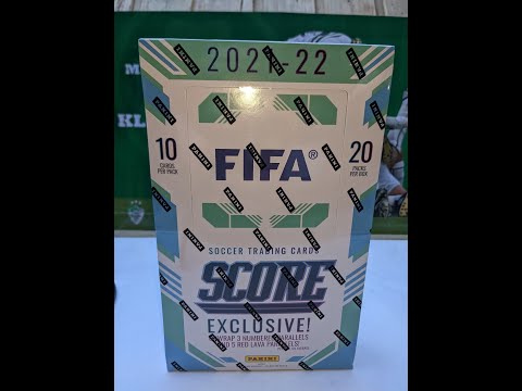 New Panini Score 2021-22 Soccer Retail Box